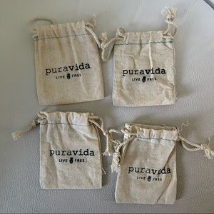 Pura Vida set of 4 Bracelet Pouches